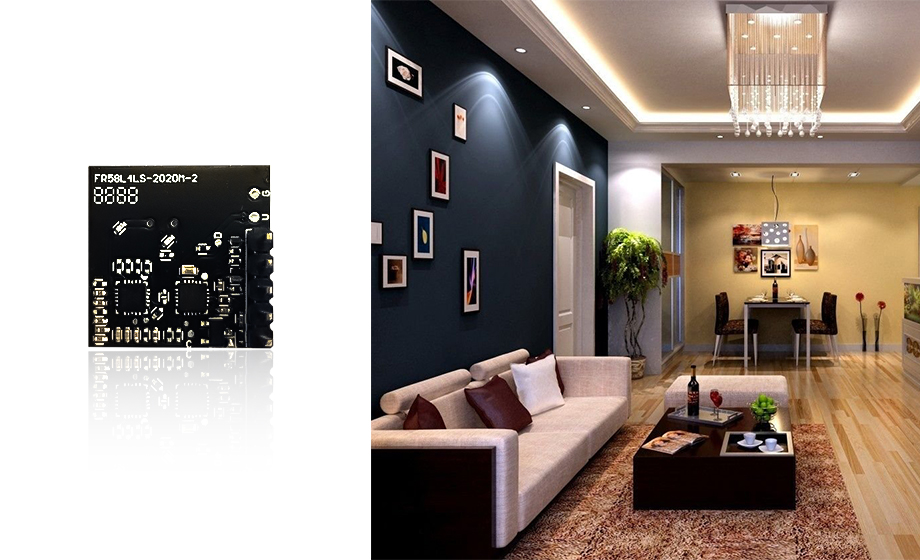 屏幕的雷達模塊人體感應(yīng)開關(guān)自動亮智能家居安全與節(jié)能的新選擇